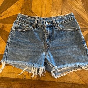 Custom Vintage Levi 517 High Waisted Short